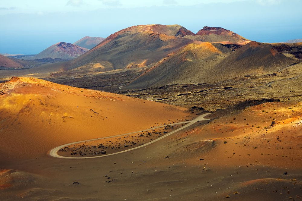 Qué ver en Lanzarote, panorámica del Parque Nacional Timanfaya